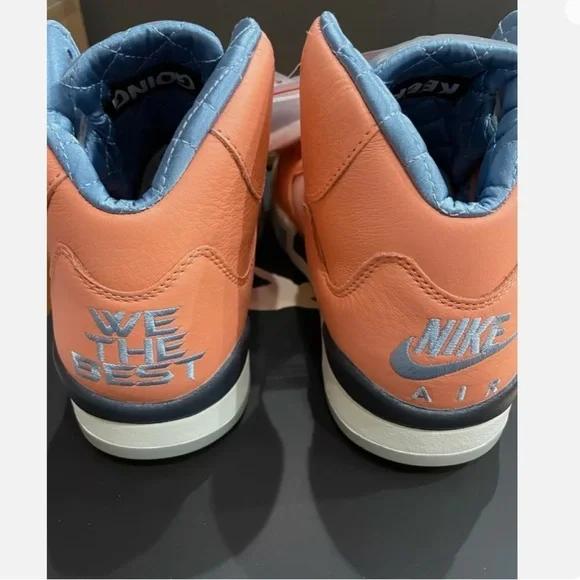 NIB Jordan - Air 5 Retro DV4982 641 DJ Khaled Crimson Bliss men’s 6 women’s 8 - Picture 7 of 8